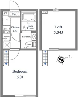 ヴィンティア八王子【1階】の間取り
