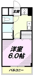 コンフォート309【208号室】の間取り
