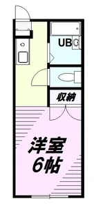 ボワリシュ戸吹【206号室】の間取り