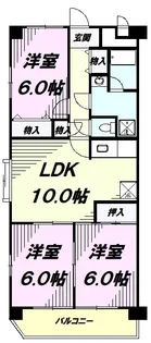 アスティーけやき【2階】の間取り