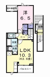 ソレイユ緑ヶ丘【2階】の間取り