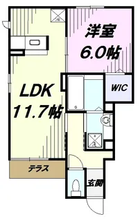 ラ・ルーン【1階】の間取り