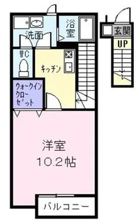 ダイトー南田園B【2階】の間取り