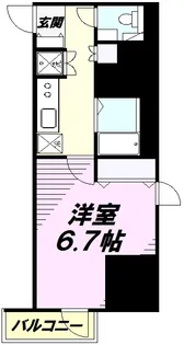 スパシエ八王子クレストタワー【5階】の間取り