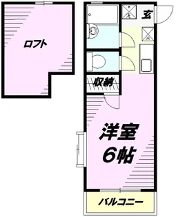 美里ハウス居村【1階】の間取り