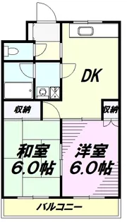 ドエルオカ【303号室】の間取り
