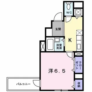 コンフォート 橋本【3階】の間取り