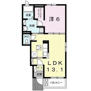 シエルⅠ【1階】の間取り