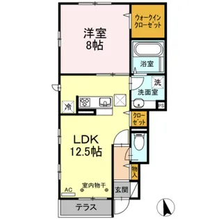 さくらⅡ【1階】の間取り