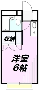 パレスNAKANO 【206号室】の間取り