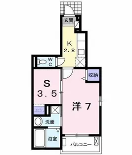 アロッジオ グランデ【1階】の間取り