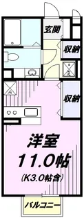ジュネス【1階】の間取り