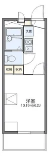 レオパレス富士見台【2階】の間取り