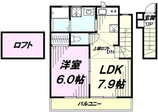 プレジール万願寺 【2階】の間取り