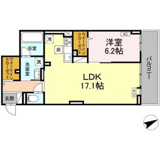 D−residence稲城【1階】の間取り