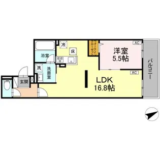 D−residence稲城【1階】の間取り