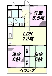 リバーサイドソシア【4階】の間取り