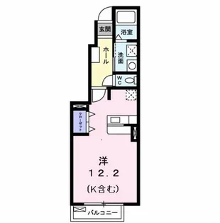 メゾン ド スリジエ【1階】の間取り