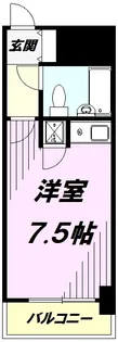 ライオンズシティ八王子【4階】の間取り