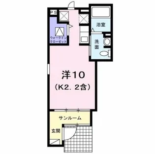 ドルミトリオ【1階】の間取り