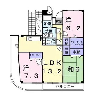 ライブ・セトウルK【2階】の間取り