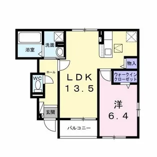 ココル【1階】の間取り