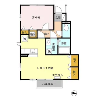 ロワジール Ⅰ【1階】の間取り