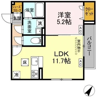 D−ROOM豊田【305号室】の間取り