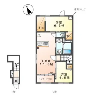 アネシス八王子【2階】の間取り