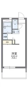 レオパレスブライト【3階】の間取り