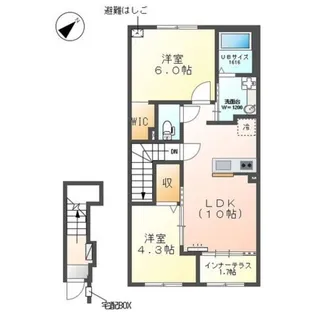 メルヴェール【2階】の間取り