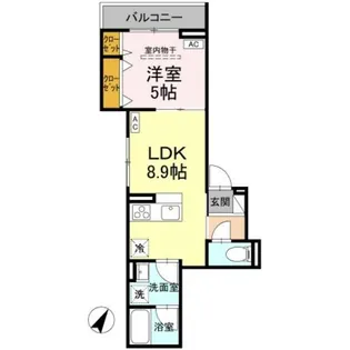 D−ROOM・M【3階】の間取り