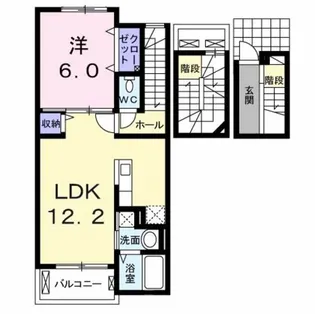 ラブリ18【3階】の間取り
