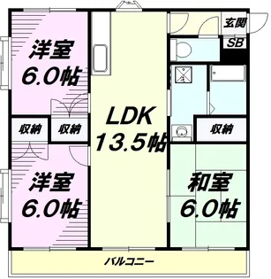 メゾンさつきの【2階】の間取り