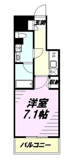 リヴシティ八王子【2階】の間取り