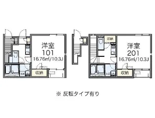 レオネクストサティⅡ【1階】の間取り