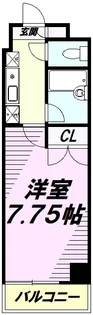 S−FORT八王子【401号室】の間取り