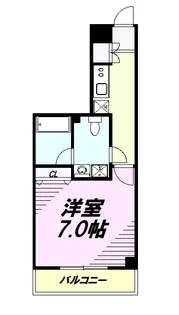 リヴシティ八王子【3階】の間取り