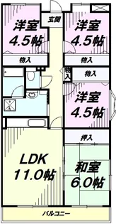 キアリアヒルズ【5階】の間取り
