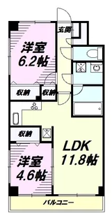 ソレイユ【5階】の間取り