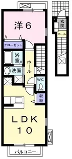 Airy Park A【2階】の間取り