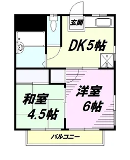 ライトハウスA【2階】の間取り