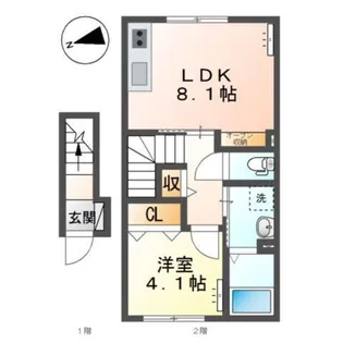 レアルMKM【2階】の間取り