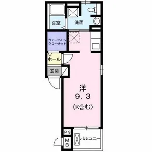 LA PORTEⅠ【2階】の間取り