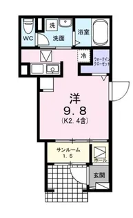 ブリュームⅢ【1階】の間取り
