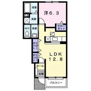 パセーオ.NS【1階】の間取り