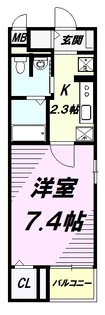 Kent.S【301号室】の間取り