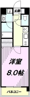 アーバンフラッツ八王子みなみ野【4階】の間取り