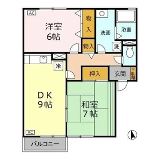 グランシャリオ【1階】の間取り