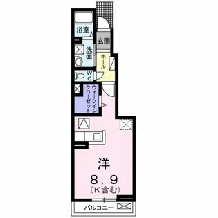グレイスB【1階】の間取り